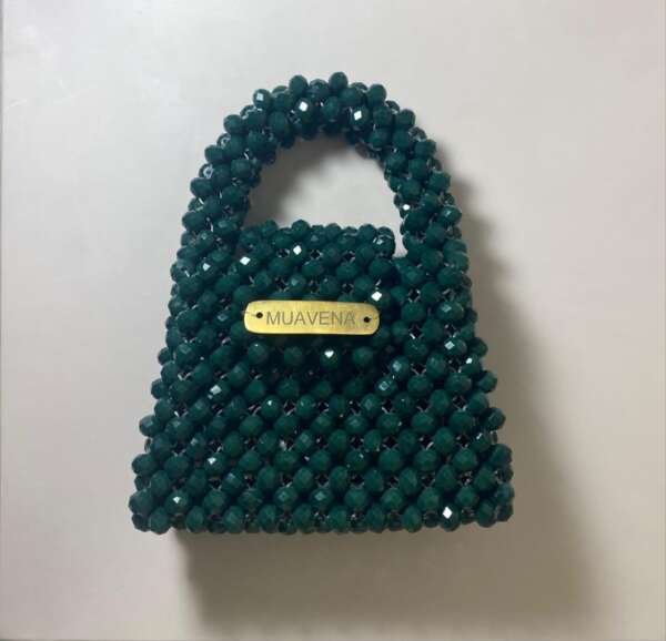 Mat Crystals Handbag